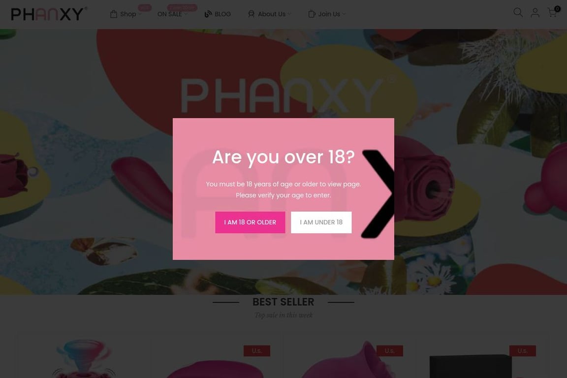Phanxy homepage