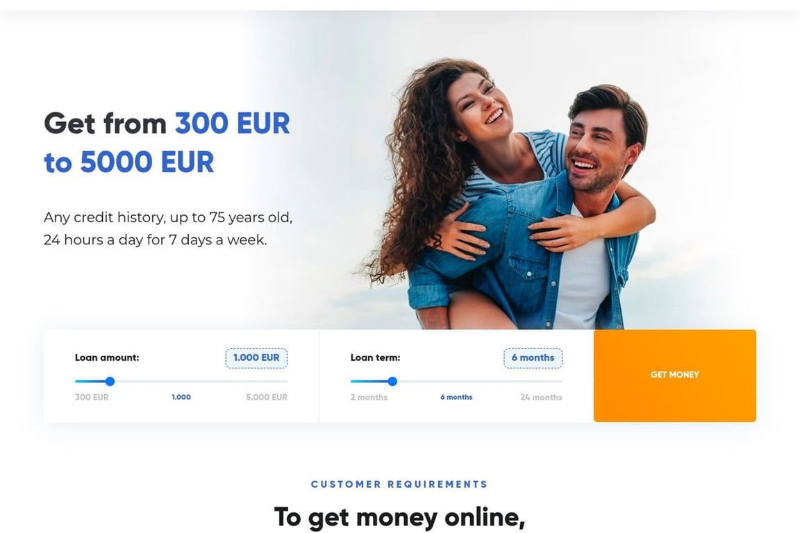 Creditron homepage