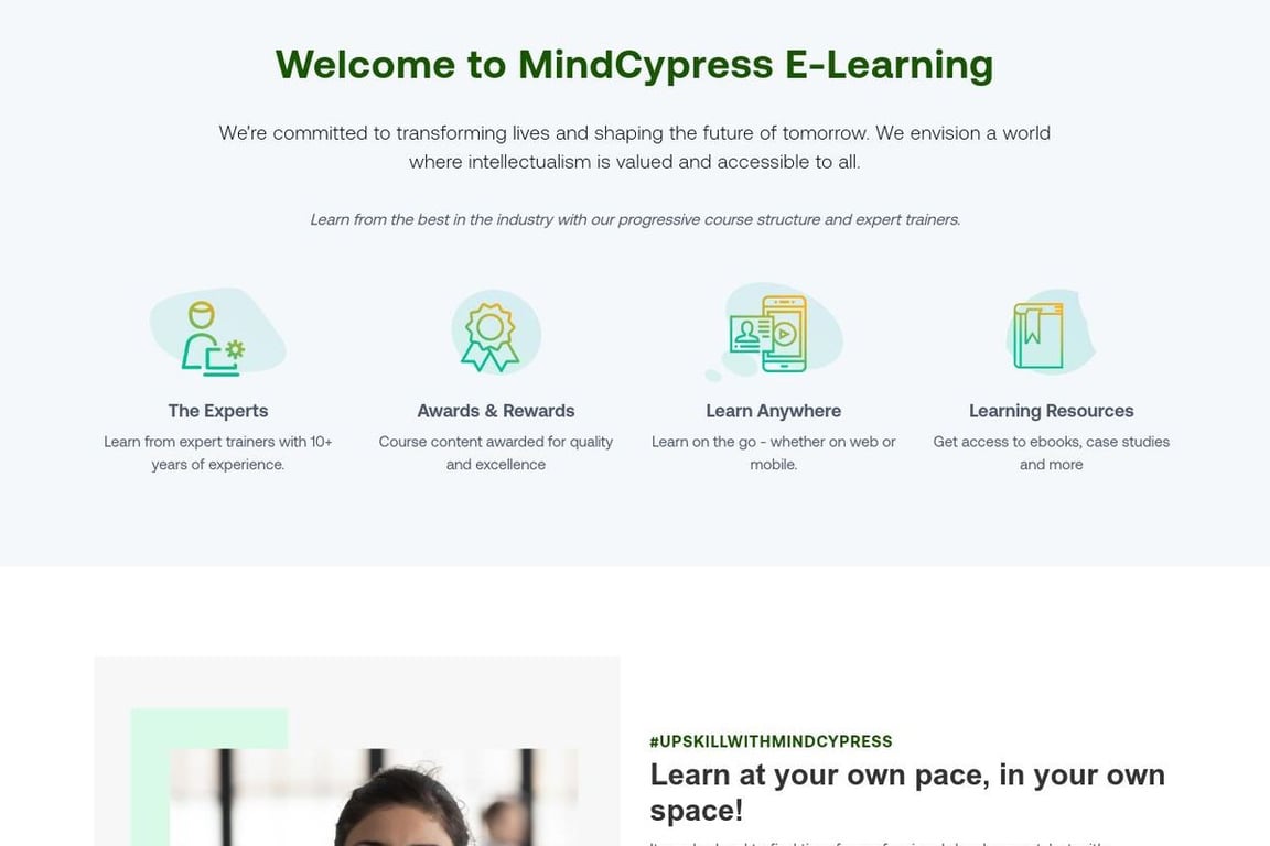 Mindcypress Consultancy homepage