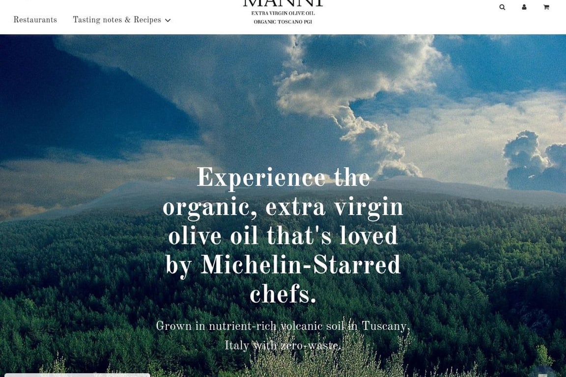Manni US homepage