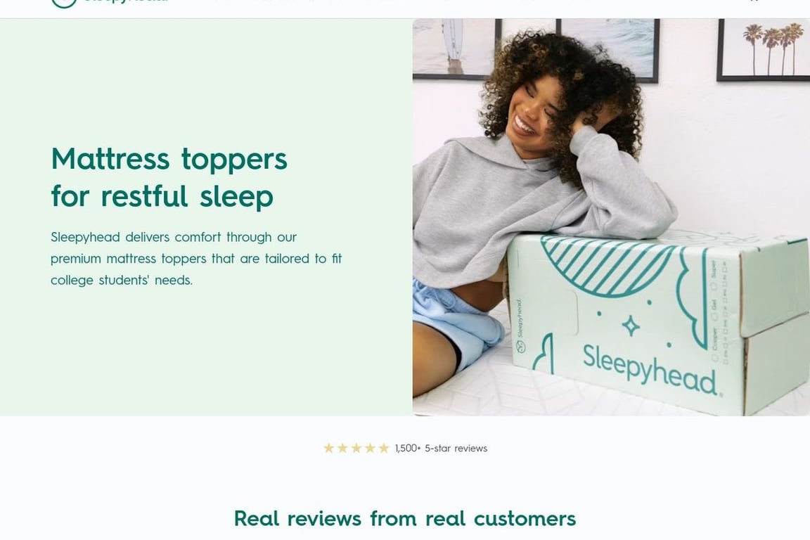 Sleepyhead USA homepage