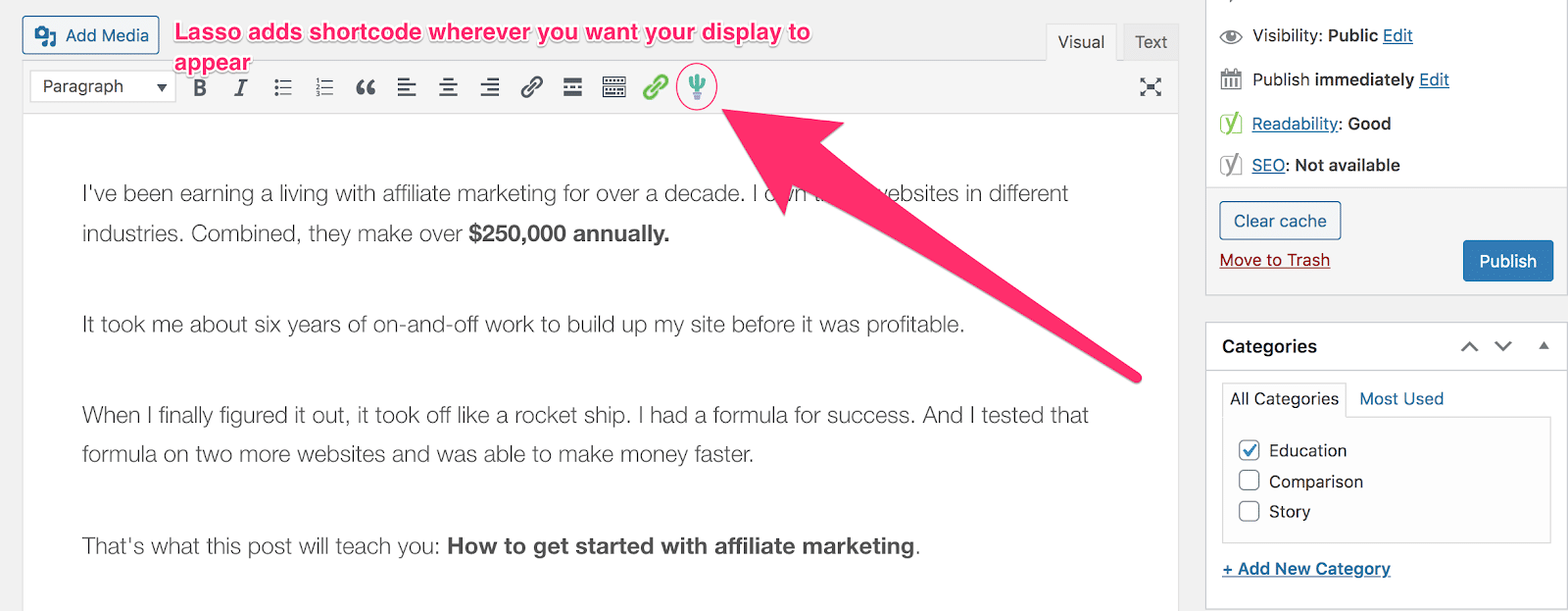 amazon affiliate wordpress plugin