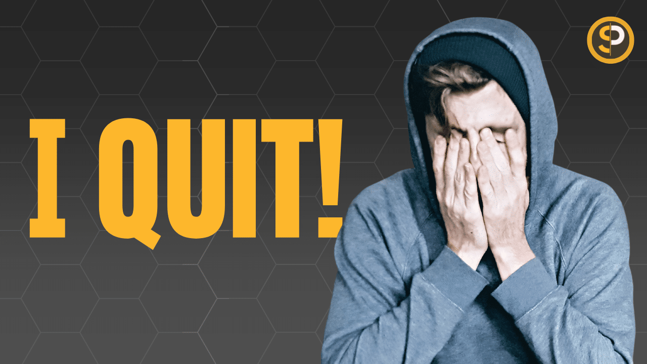 Featured image showing when to quit your job to work on your business full time