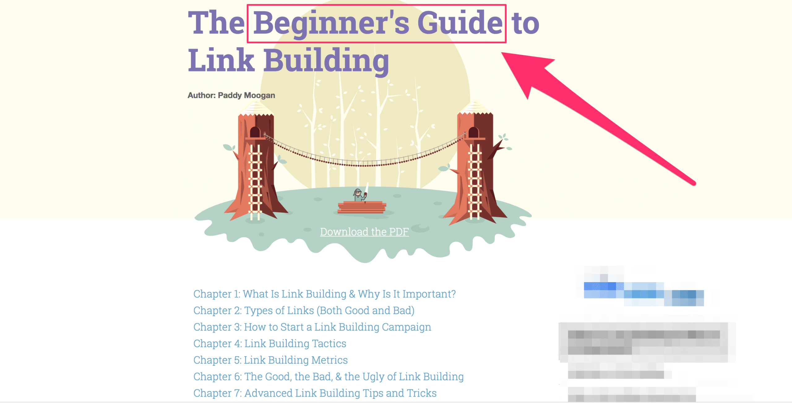 moz beginner guide to link building