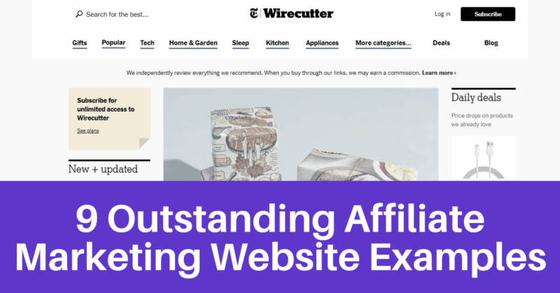 9 Outstanding Affiliate Website Examples You Can Steal
