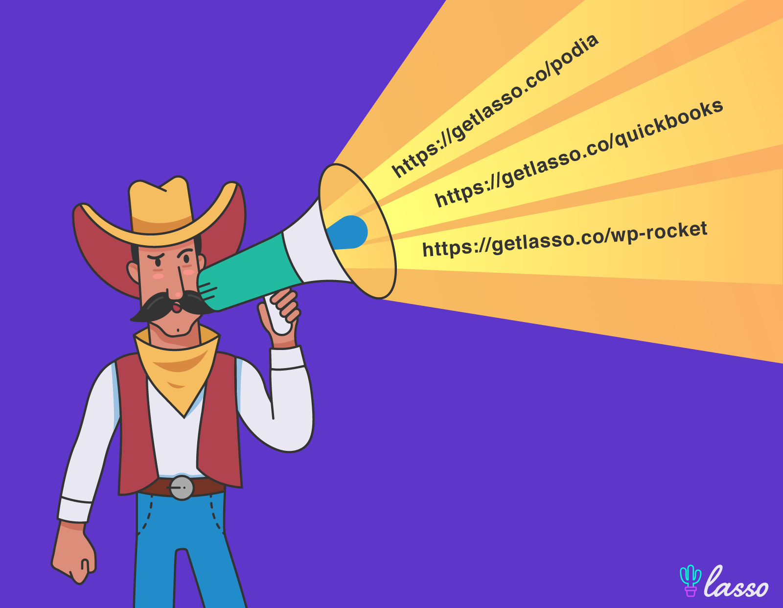How-to-promote-affiliate-links-cowboy-bullhorn
